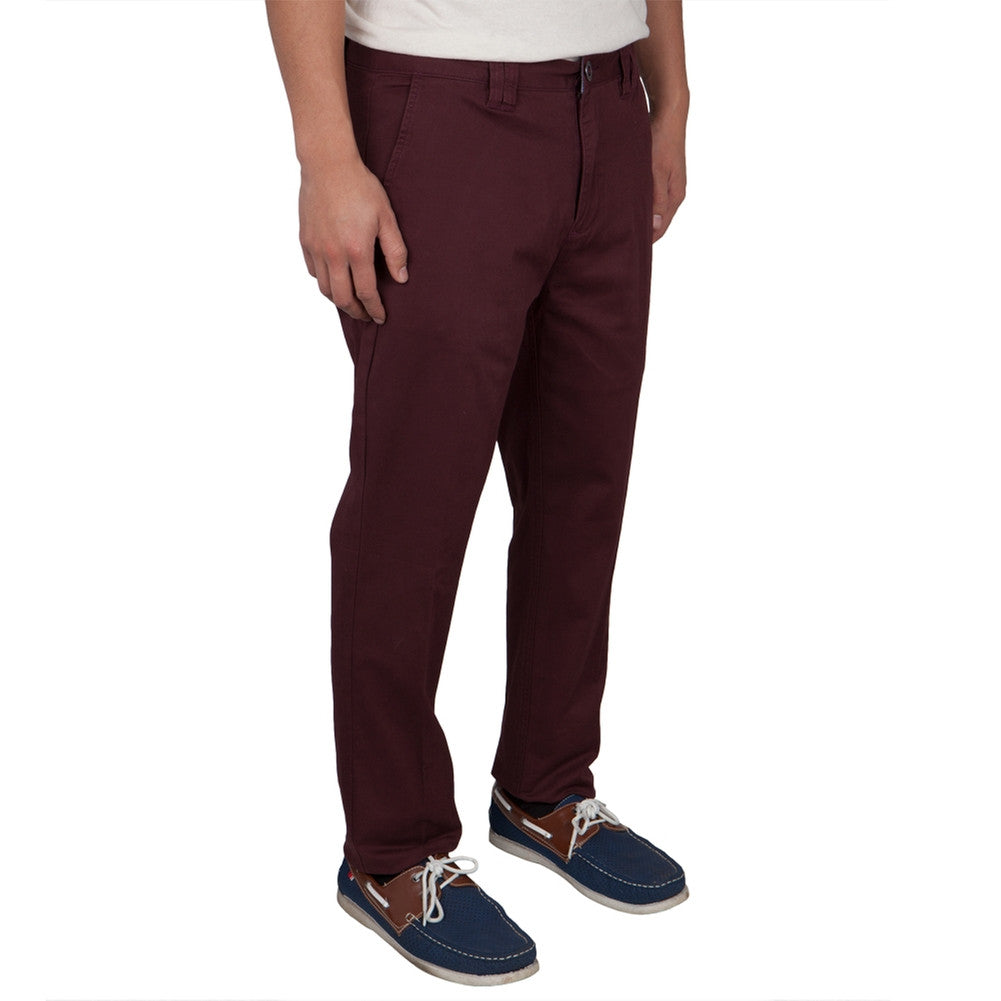 O'Neill - Contact Stretch Burgundy Straight Pants Men's Pants O'Neill   