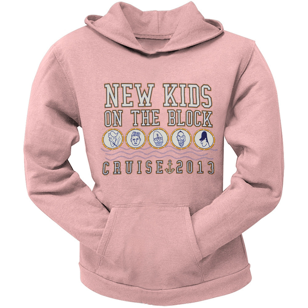 New Kids On The Block - 2013 Cruises Women's Hoodie Women's Hoodies New Kids On The Block LG Light Pink 