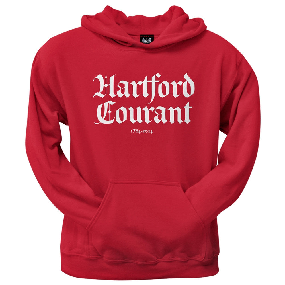 Hartford Courant Stacked Logo Hoodie Men's Hoodies Hartford Courant   