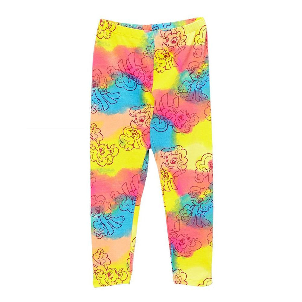 My Little Pony - All-Over Tie Dye Outlines Girls Youth Leggings Youth Leggings My Little Pony LG Multi