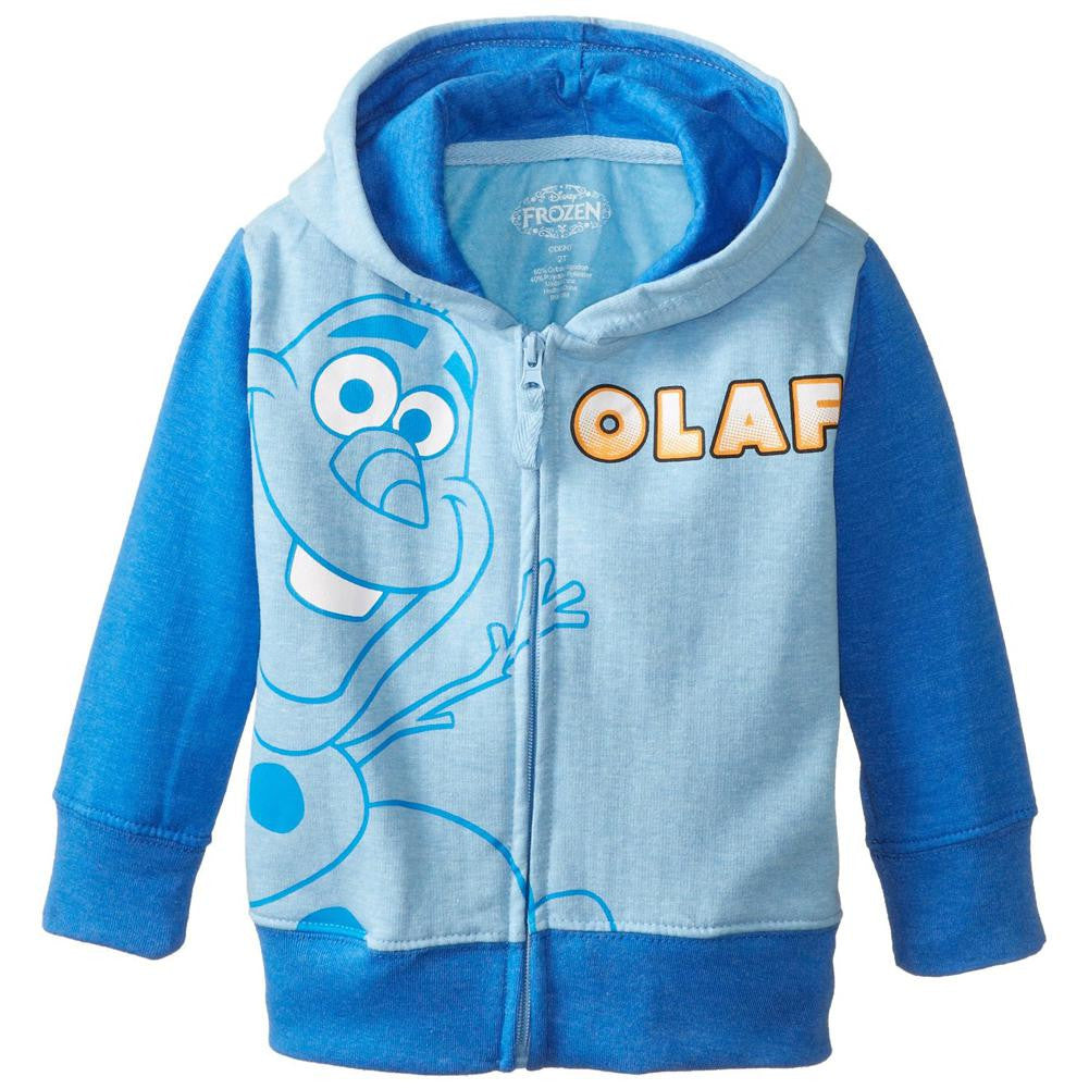 Frozen - Olaf Outline Toddler Zip Hoodie Toddler Hoodies Frozen   
