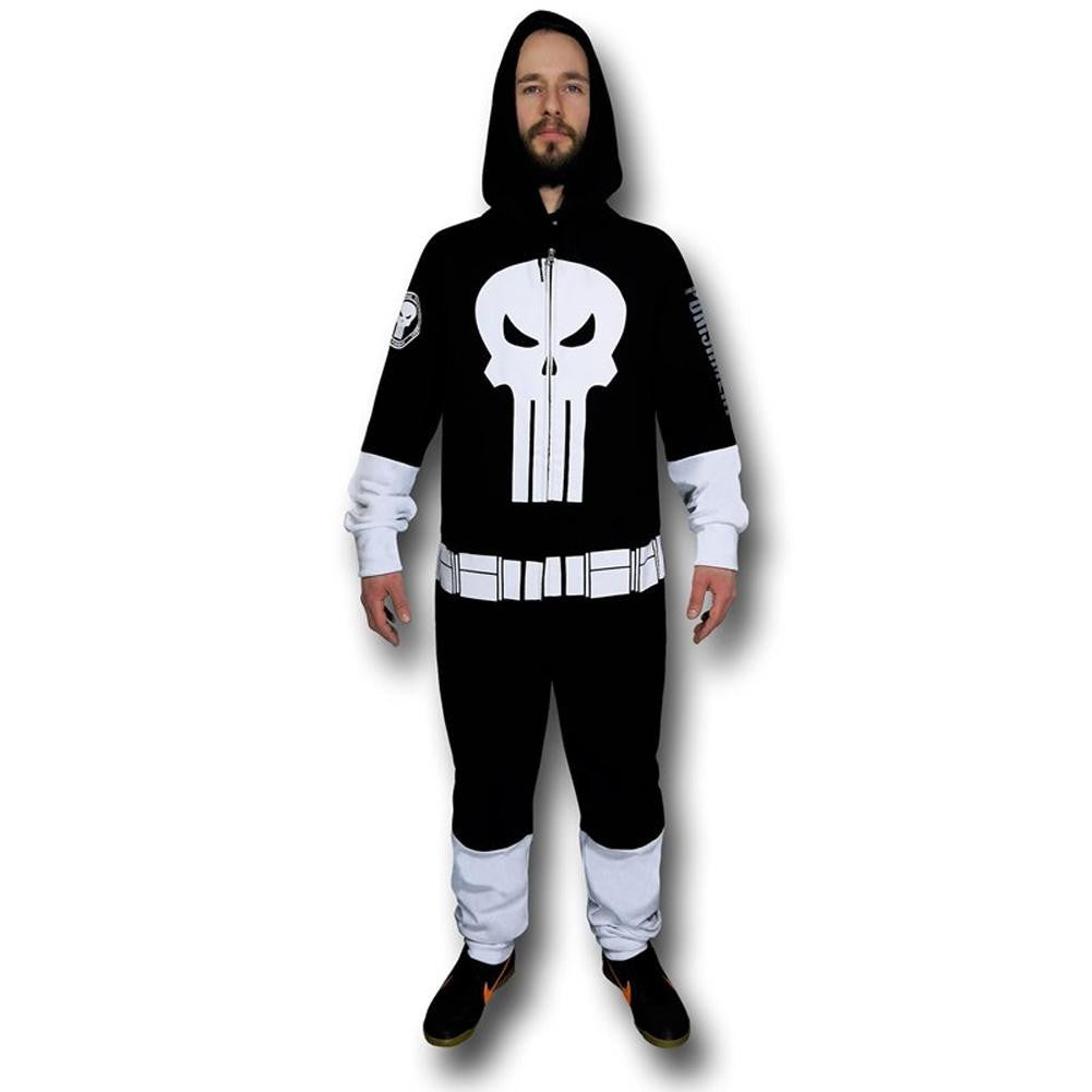 The Punisher - Fully Loaded One Costume Jumpsuit Men's Sleep Sets The Punisher   