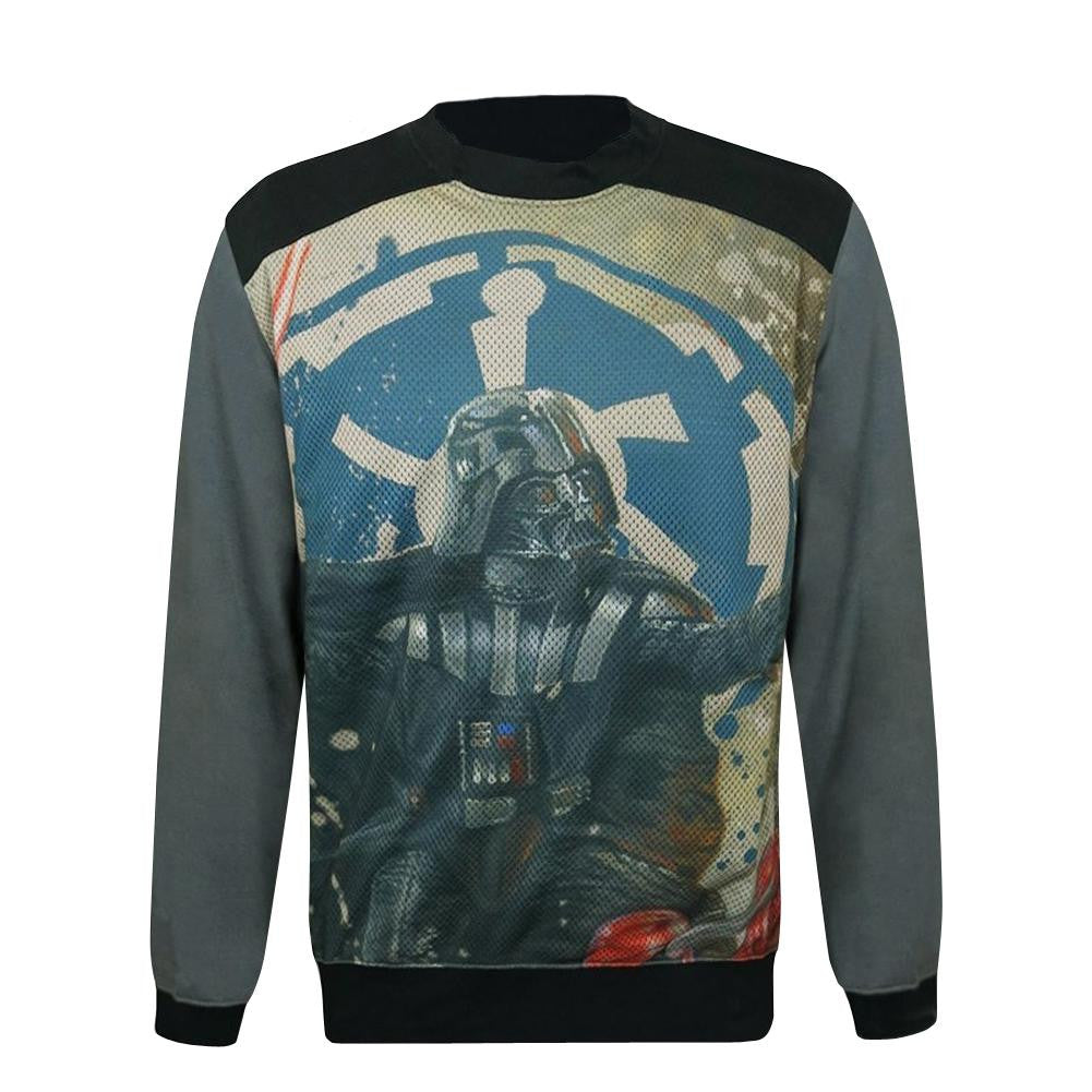 Star Wars - Power Lord Sublimated Crew Neck Sweatshirt Men's Sweatshirts Star Wars SM Multi 