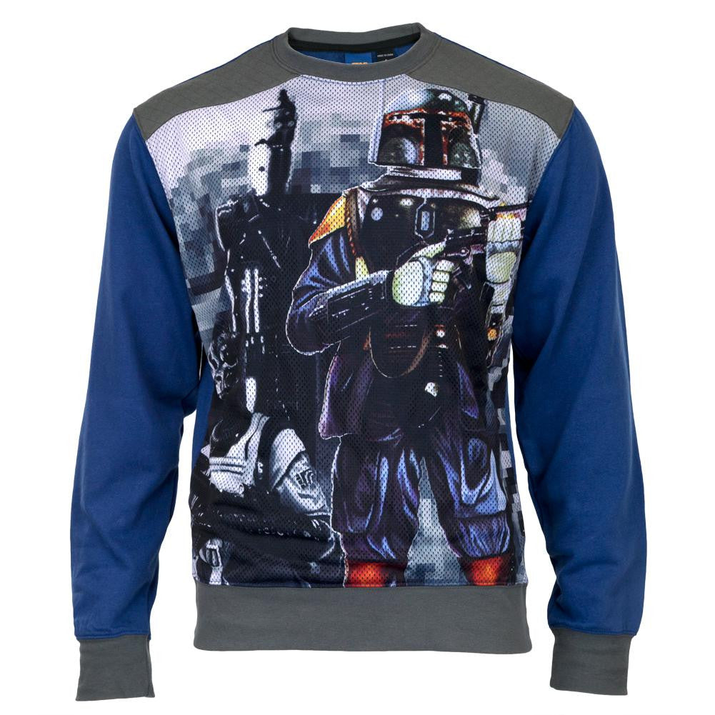 Star Wars - Prime Bounty All Over Crew Neck Sweatshirt Men's Sweatshirts Star Wars SM Multi 