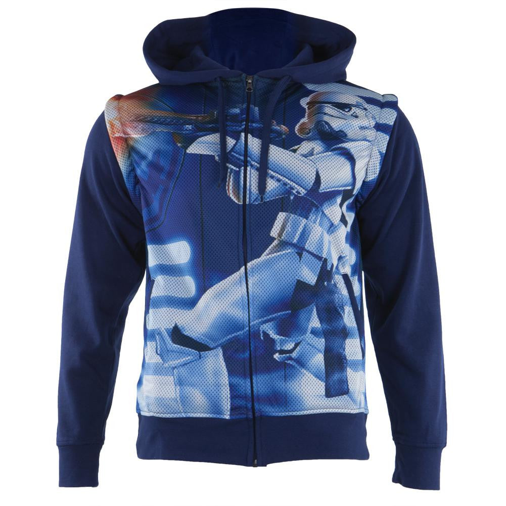 Star Wars - You're Fired Sublimated Zip Hoodie With Removable Sleeves Men's Hoodies Star Wars MD Multi