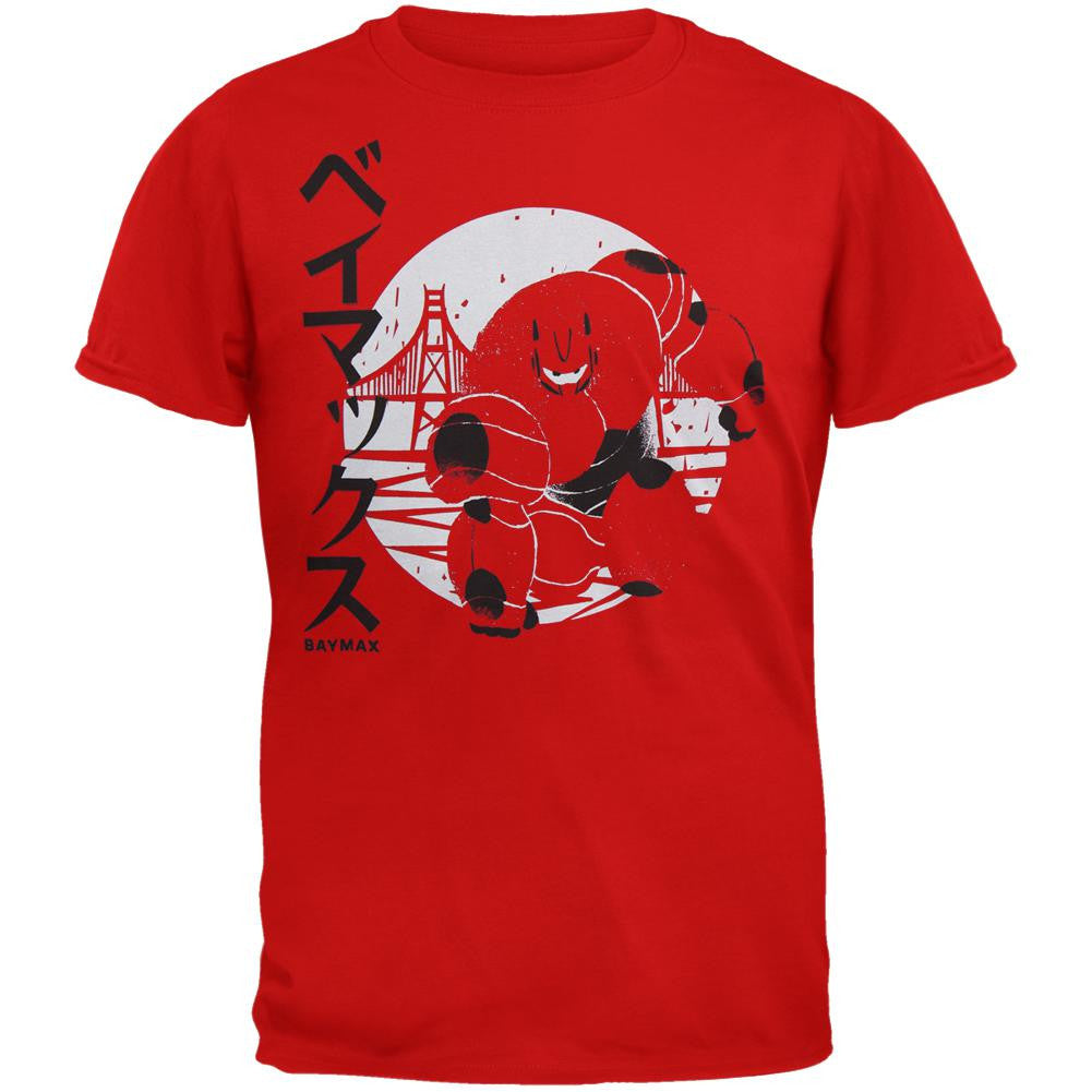 Big Hero 6 - Baymax Burst Youth T-Shirt Youth T-Shirts Big Hero 6 SM Red 