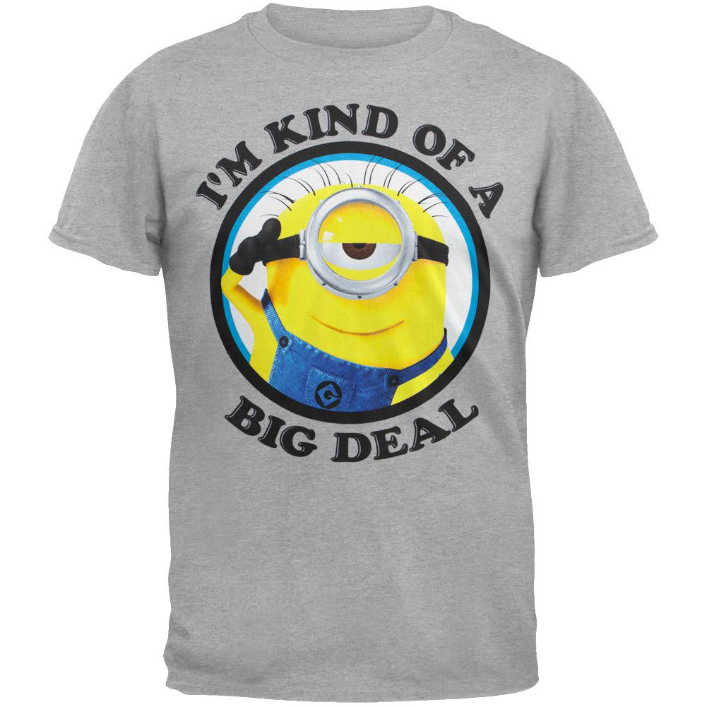 Despicable Me - Big Deal Soft Adult T-Shirt Men's T-Shirts Despicable Me 2XL Grey