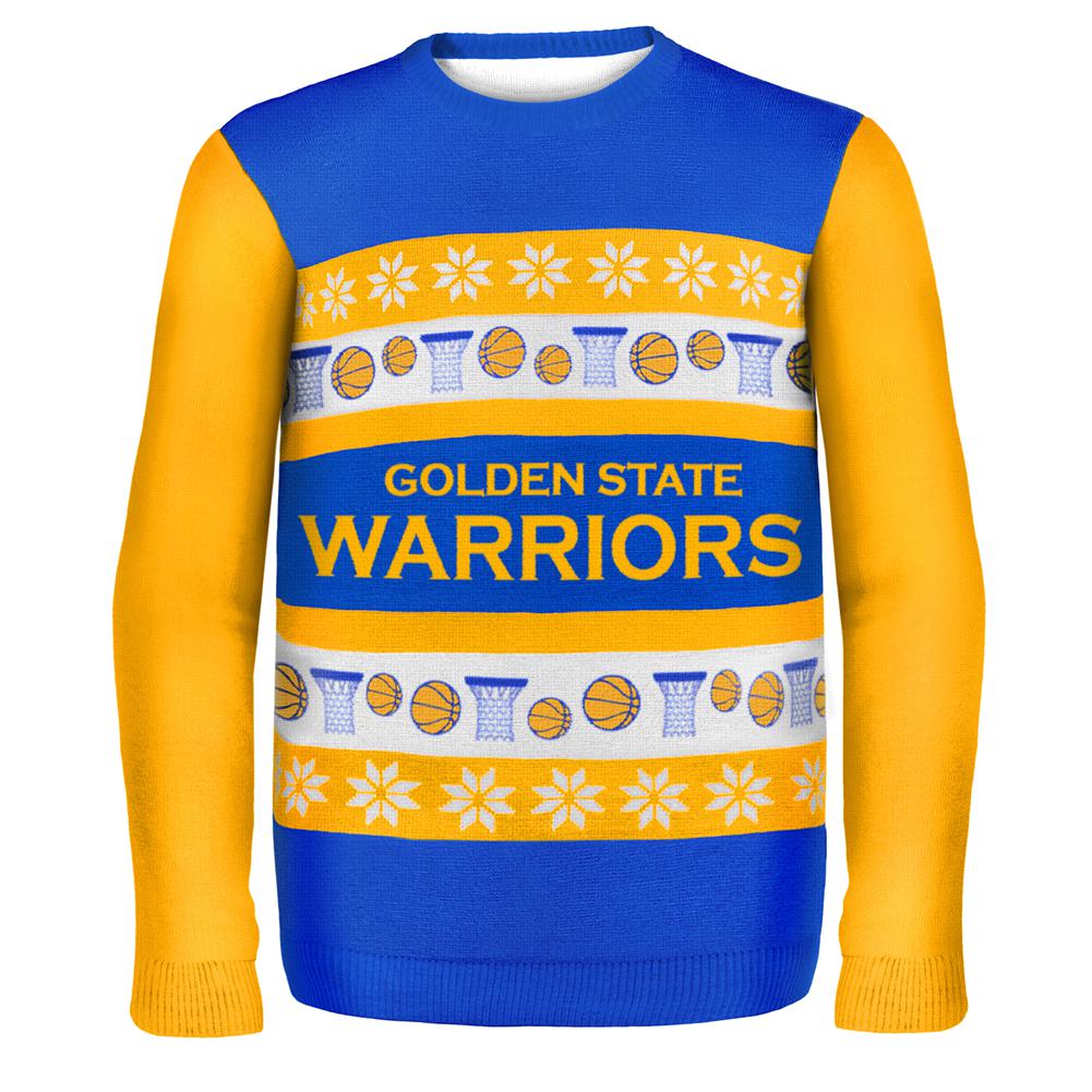 Golden State Warriors - One Too Many Ugly Christmas Sweater Men's Sweaters Golden State Warriors 2XL Blue 