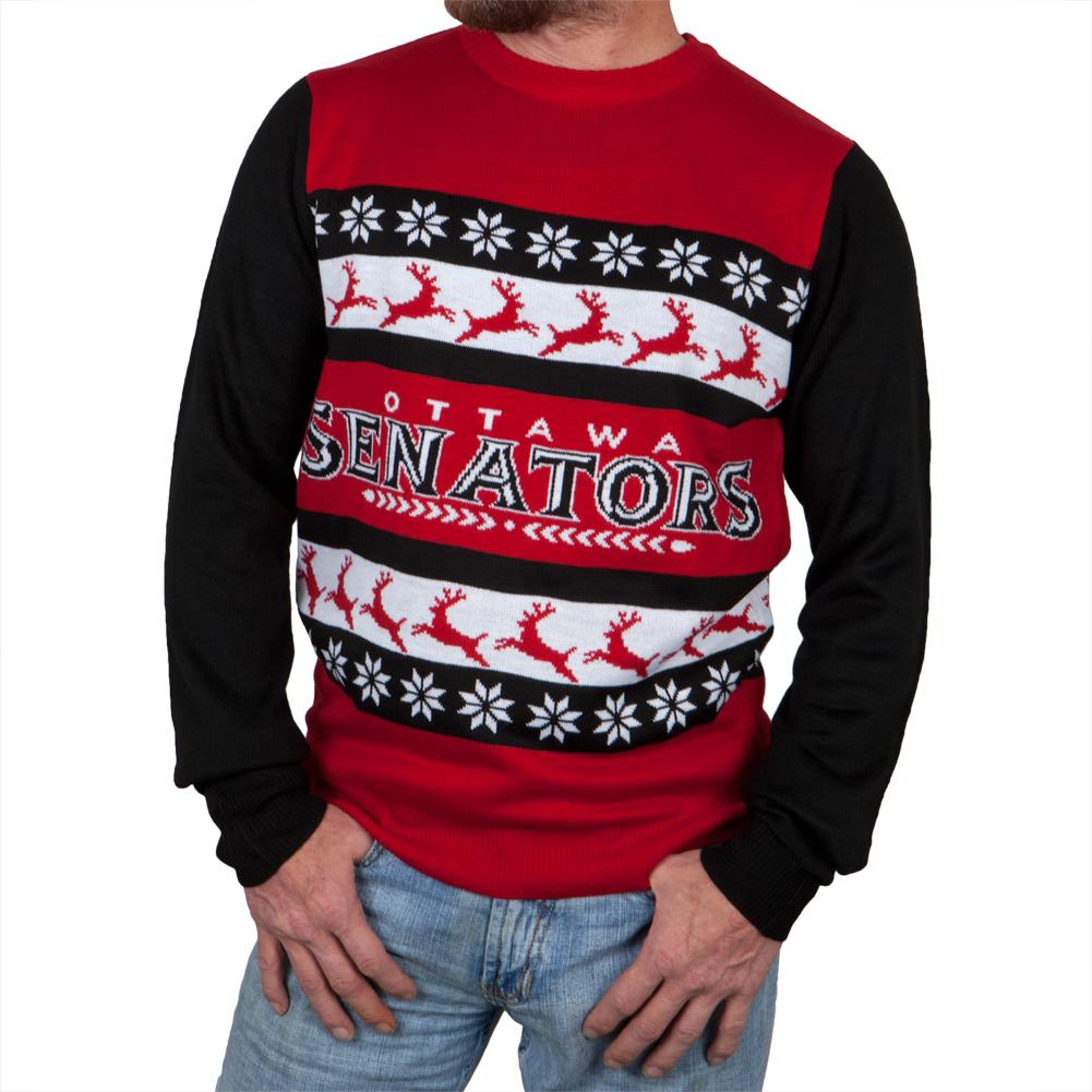 Ottawa Senators - One Too Many Ugly Christmas Sweater Men's Sweaters Ottawa Senators 2XL Red 