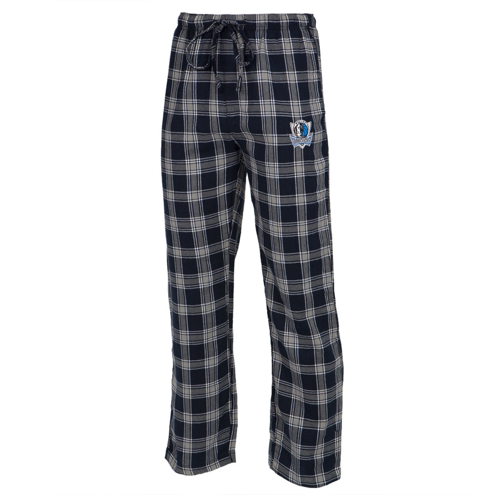Dallas Mavericks - Logo Plaid Lounge Pants Men's Sleepwear Dallas Mavericks 2XL Blue 