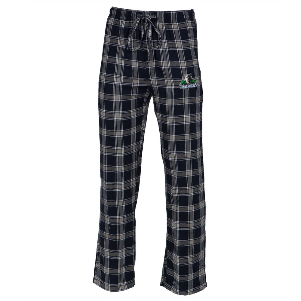 Minnesota Timberwolves - Logo Plaid Lounge Pants Men's Sleepwear Minnesota Timberwolves 2XL Blue 