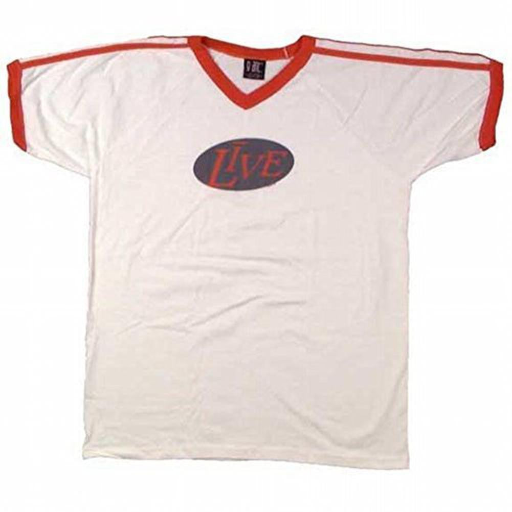 Live - Soccer Jersey Men's Soccer Jerseys Live XL White 