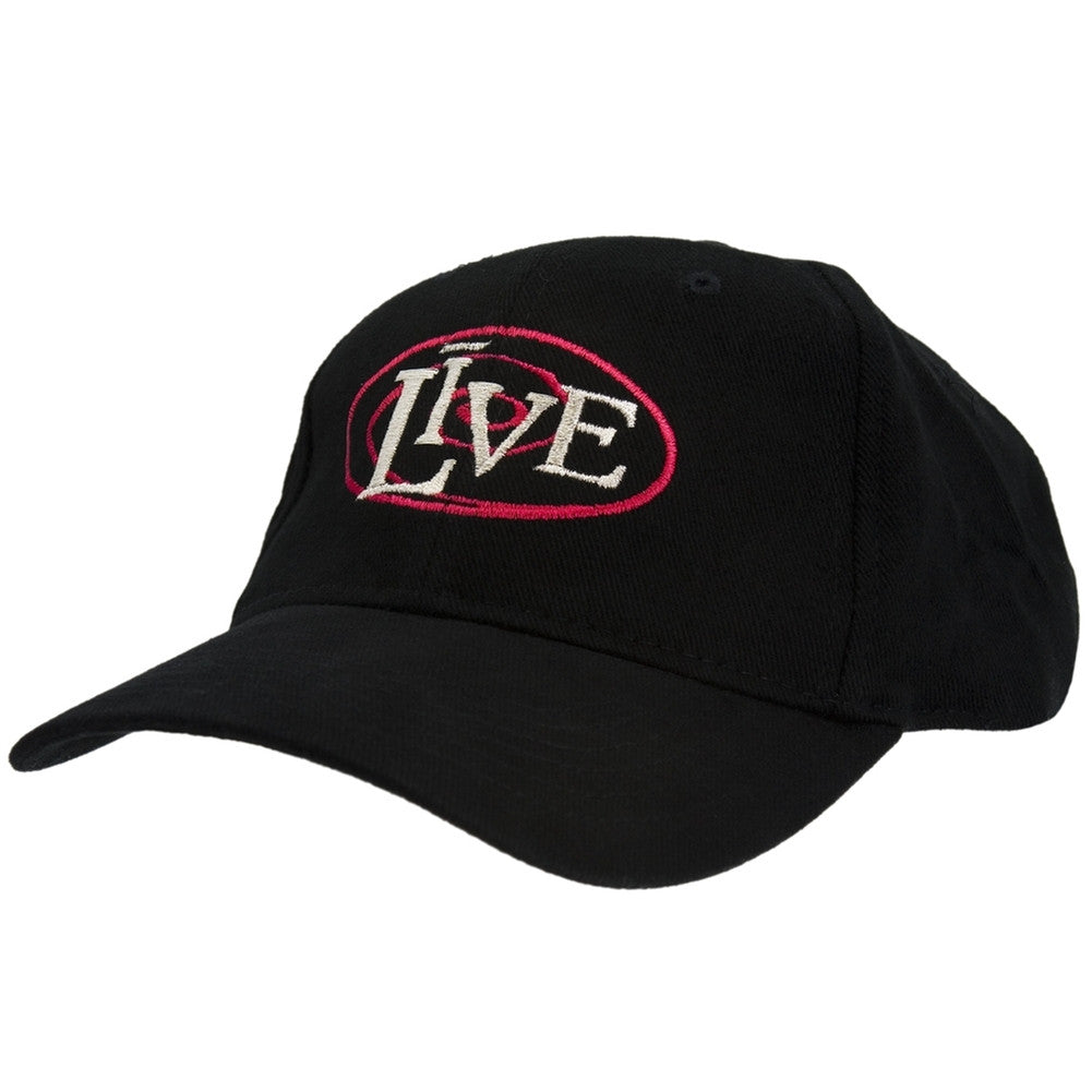 Live - Logo Baseball Cap Adjustable Baseball Caps Old Glory OS Black 