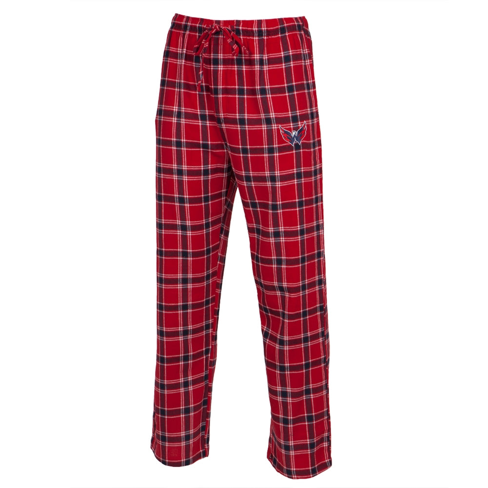 Washington Capitals - Logo Plaid Lounge Pants Men's Sleepwear Washington Capitals 2XL Red 