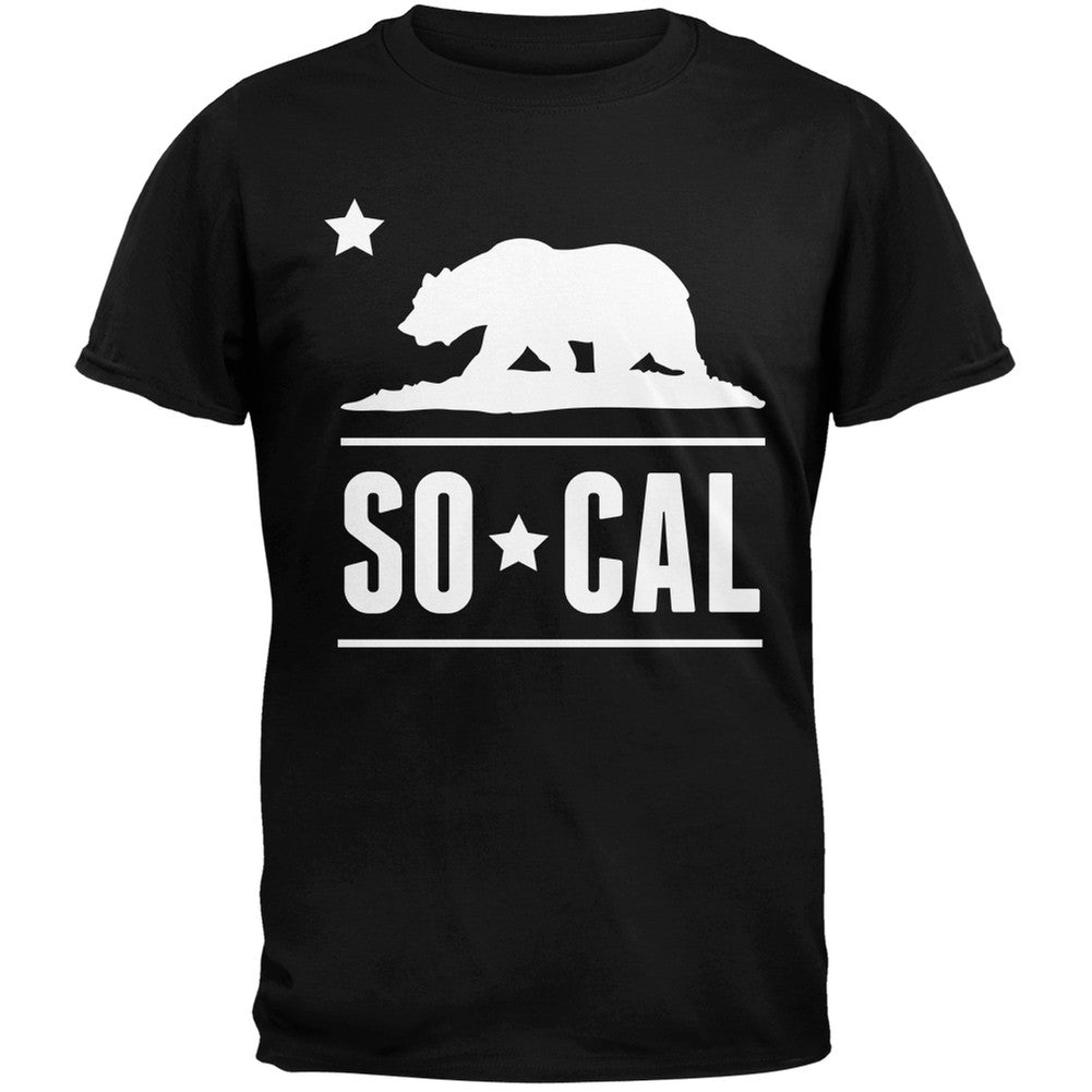 California Republic SoCal Black T-Shirt Men's T-Shirts Old Glory   