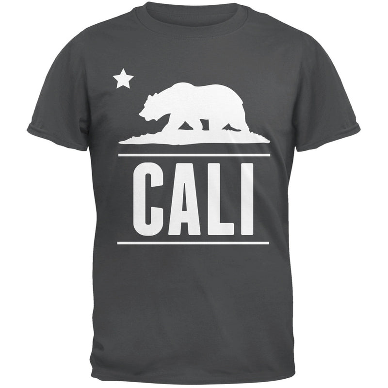 California Republic Cali Black T-Shirt Men's T-Shirts Old Glory   