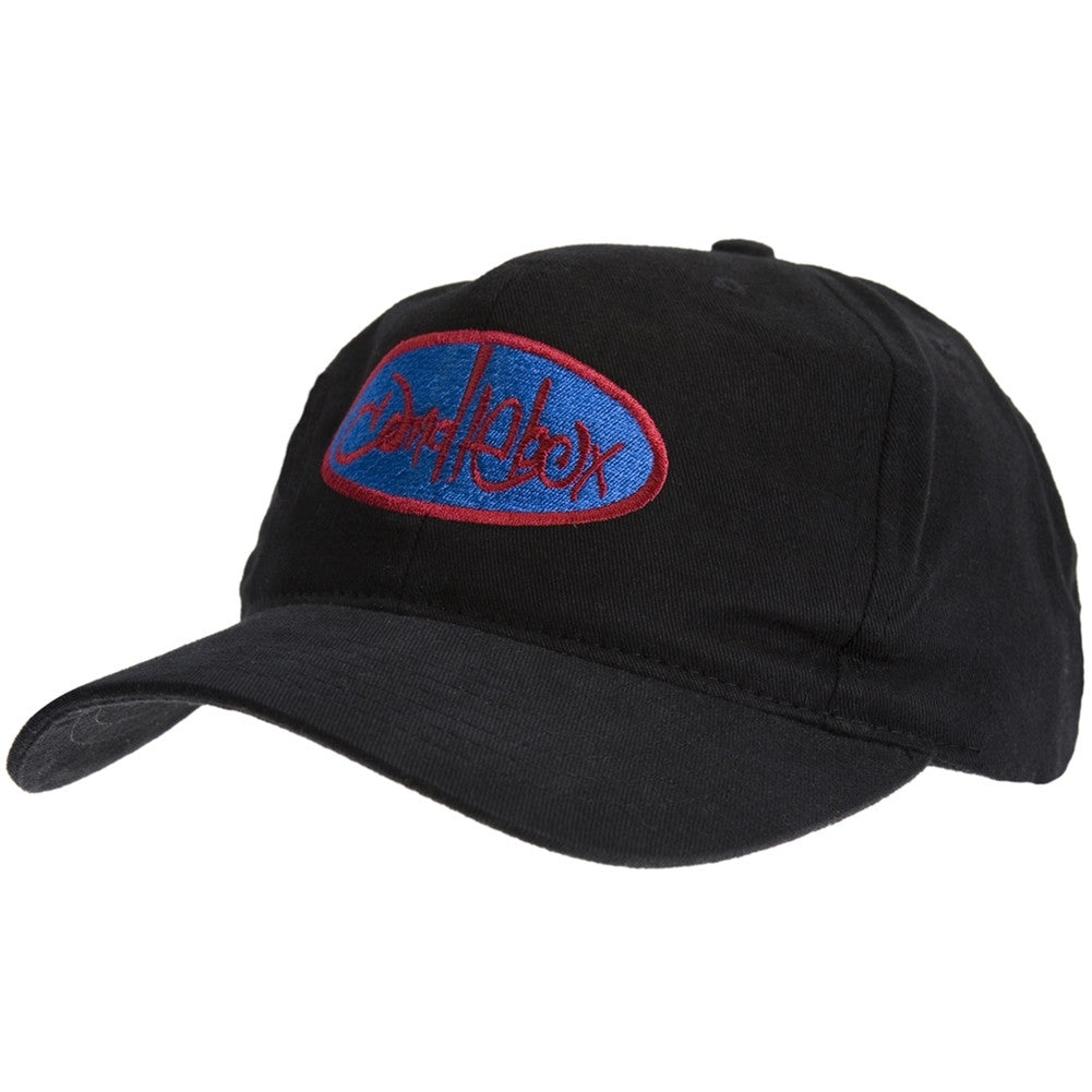 Candlebox - Blue & Red Logo Baseball Cap - Black Adjustable Baseball Caps Old Glory One Size Black 