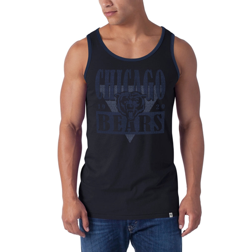 Chicago Bears - Logo All Pro Tank Top Men's Tank Tops Chicago Bears SM Dark Blue