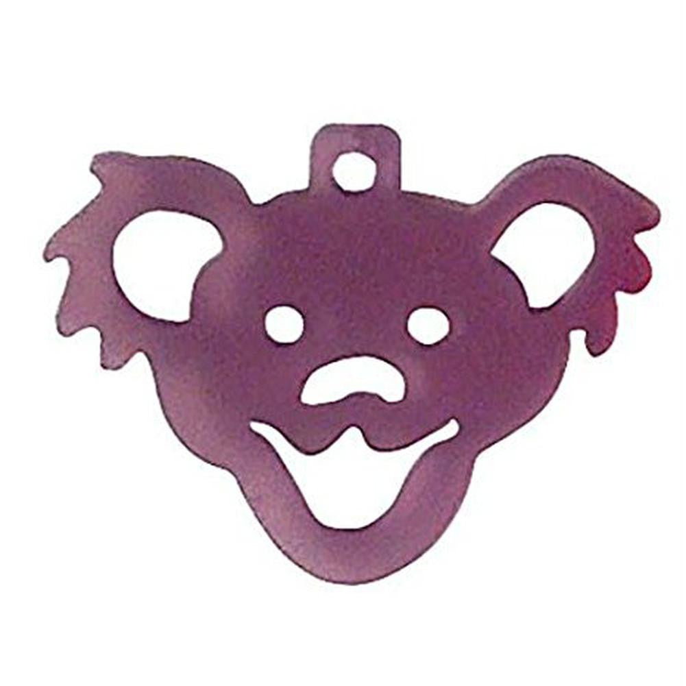 Grateful Dead - Purple Bear Head Keychains Old Glory   