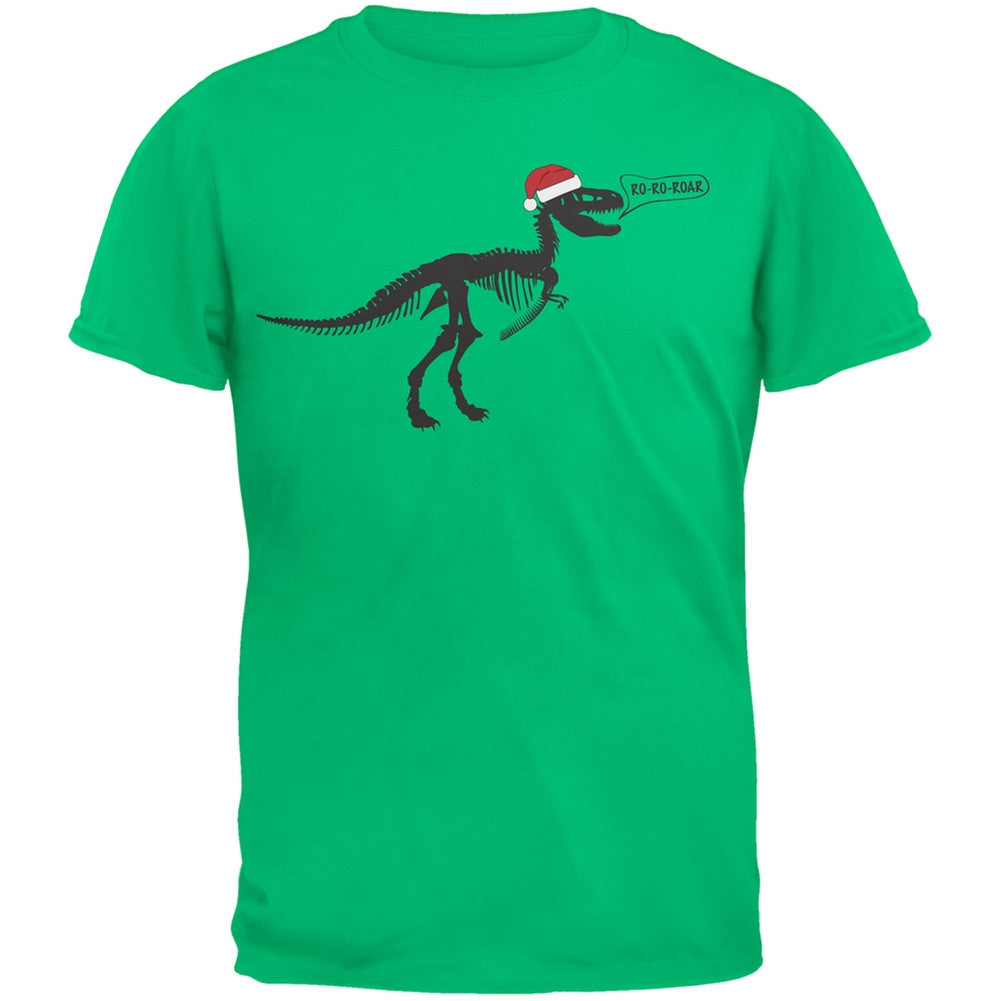 T-Rex Santa Green Youth T-Shirt Youth T-Shirts Old Glory   