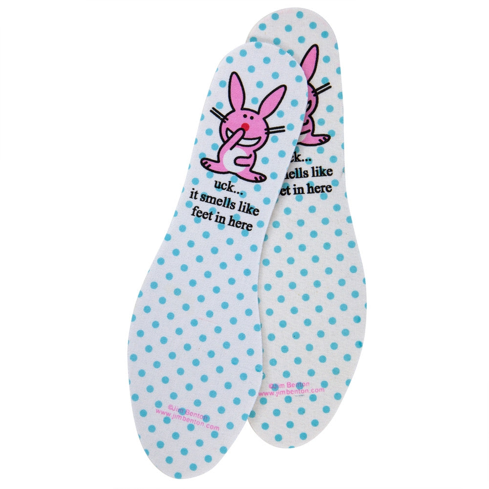 Happy Bunny - Smells Like Feet Cut to Fit Fun Insoles Shoes Old Glory   