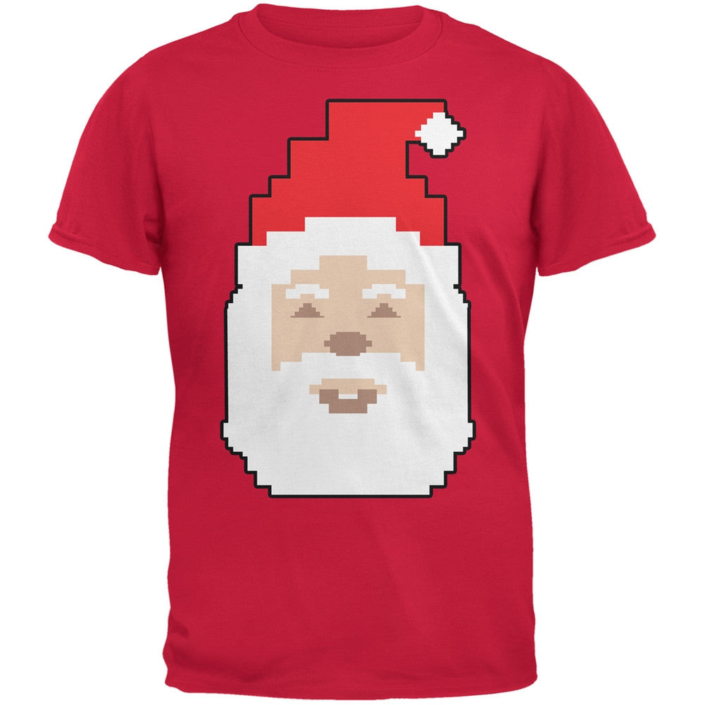 8 Bit Santa Red Youth T-Shirt Youth T-Shirts Old Glory LG Red 