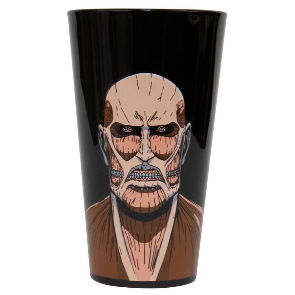 Attack On Titan - Titan Portrait Pint Glass Pint Glasses Old Glory   