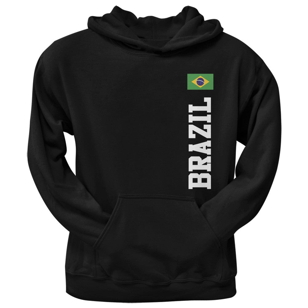 World Cup Brazil Black Adult Pullover Hoodie Men's Hoodies FIFA   