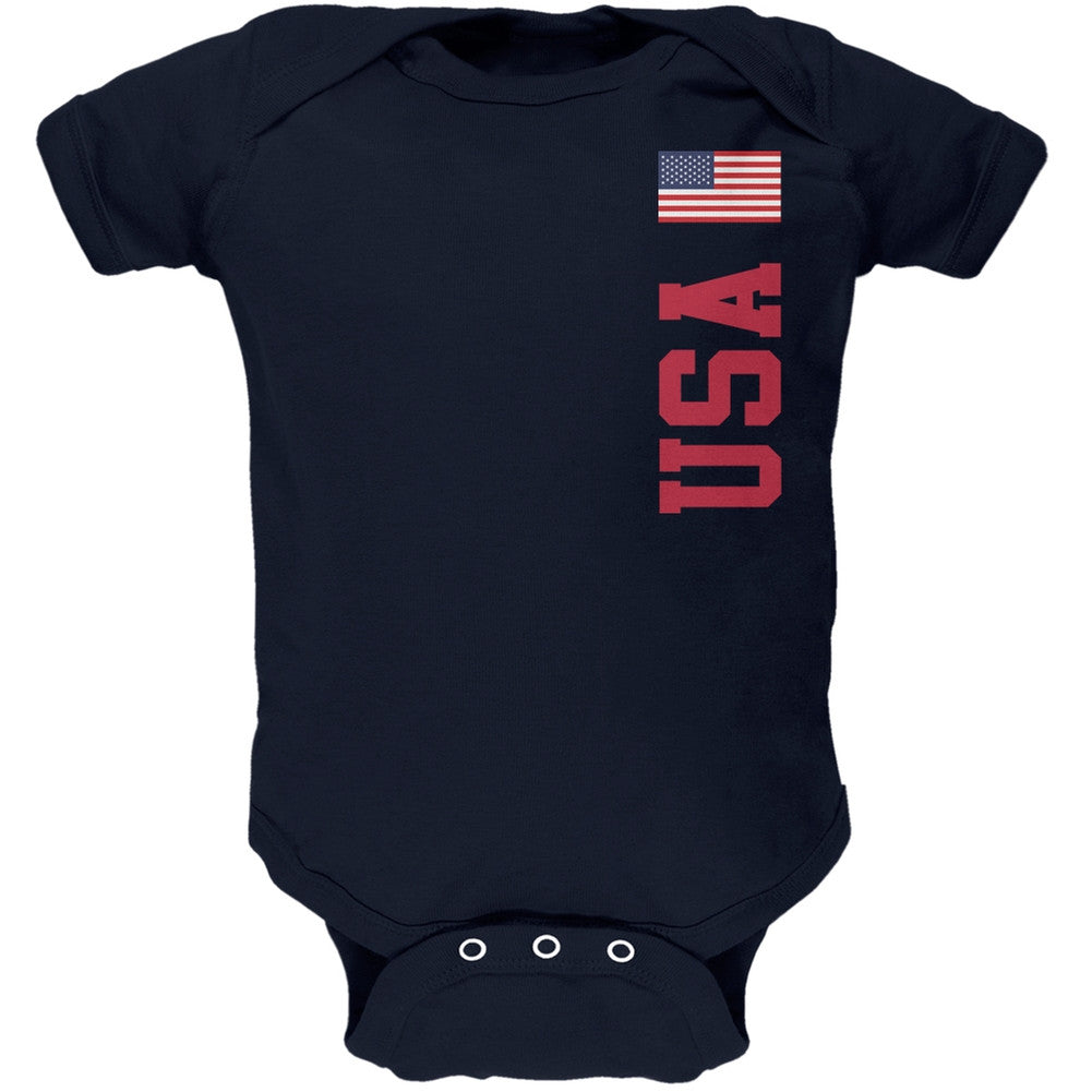 World Cup USA Red Soft Baby One Piece Baby One Piece FIFA   