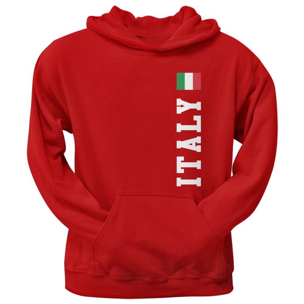 World Cup Italy Red Adult Pullover Hoodie Men's Hoodies FIFA   