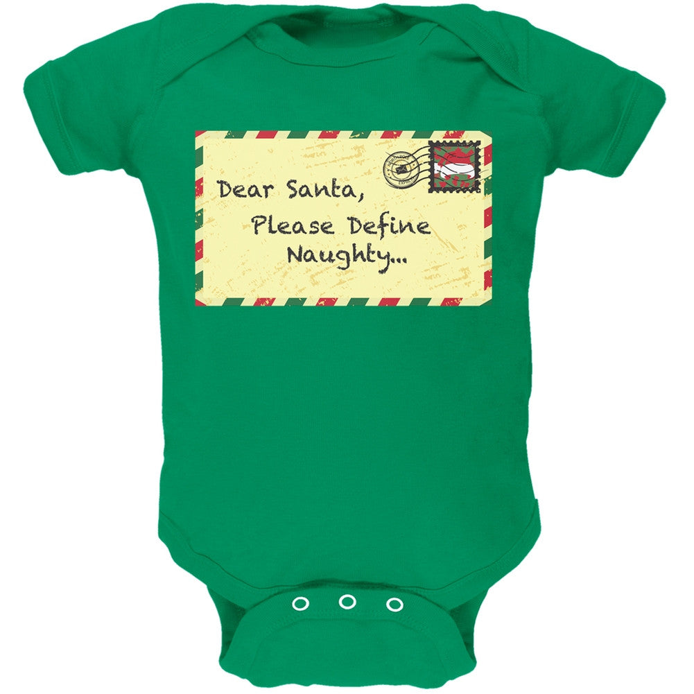 Dear Santa Please Define Naughty Black Baby One Piece Baby One Piece Old Glory   