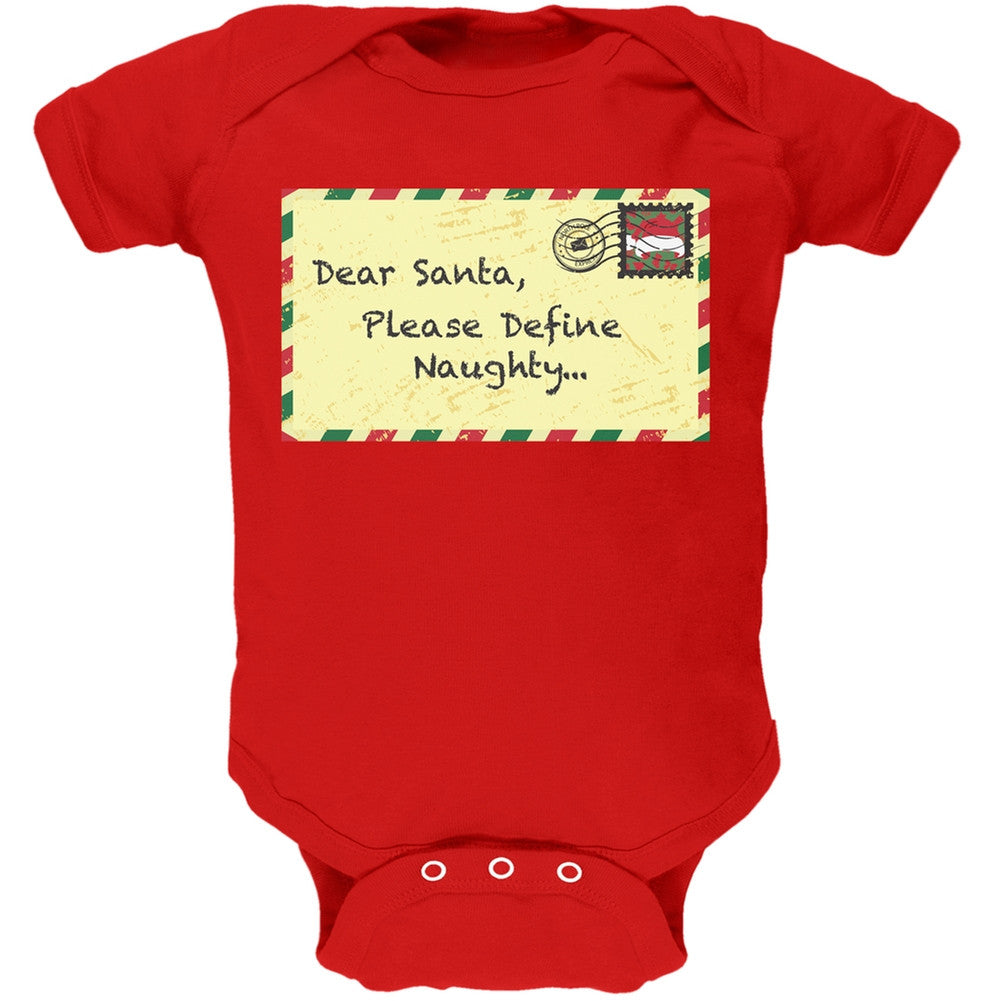 Dear Santa Please Define Naughty Black Baby One Piece Baby One Piece Old Glory   