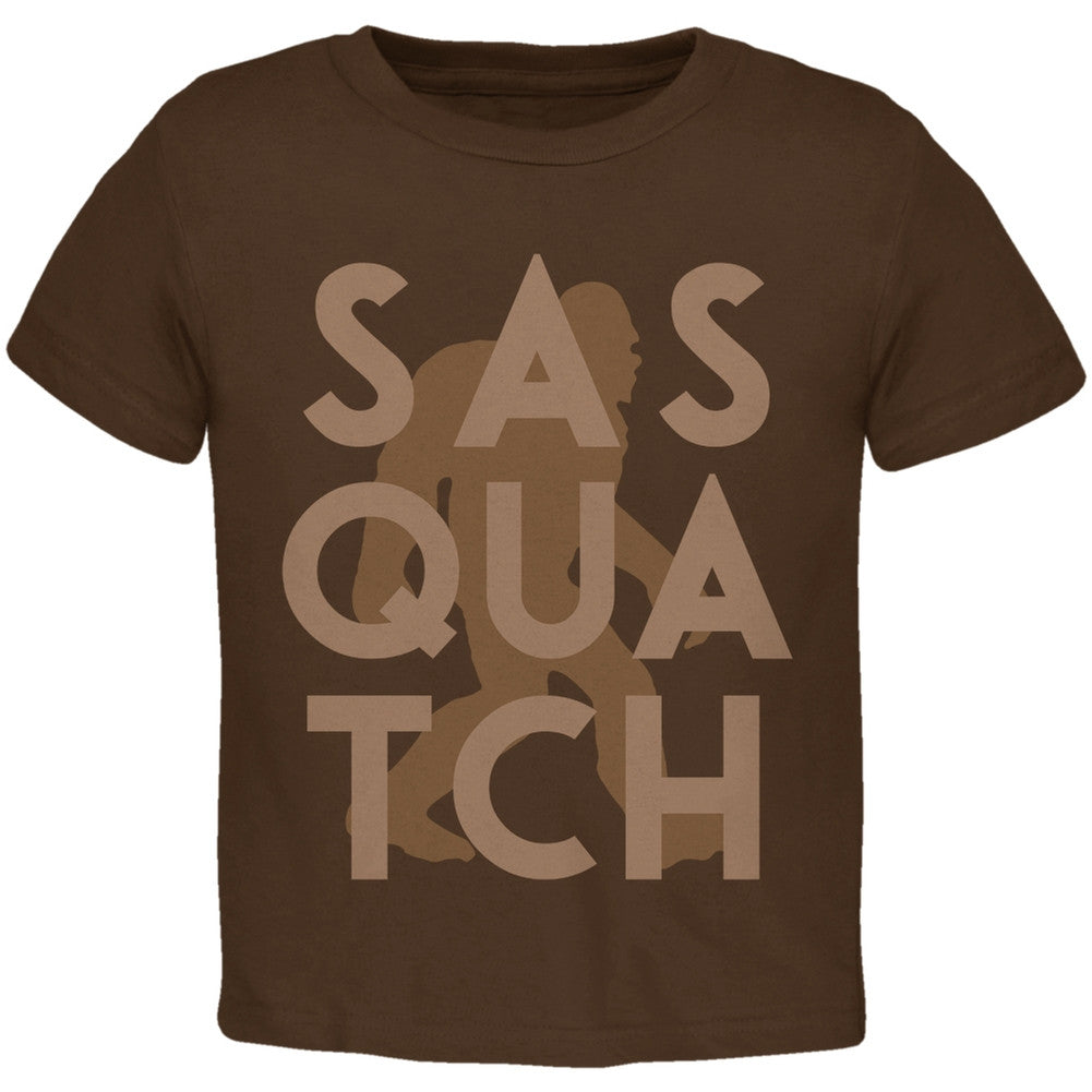 Sasquatch Brown Toddler T-Shirt Toddler T-Shirts Old Glory   