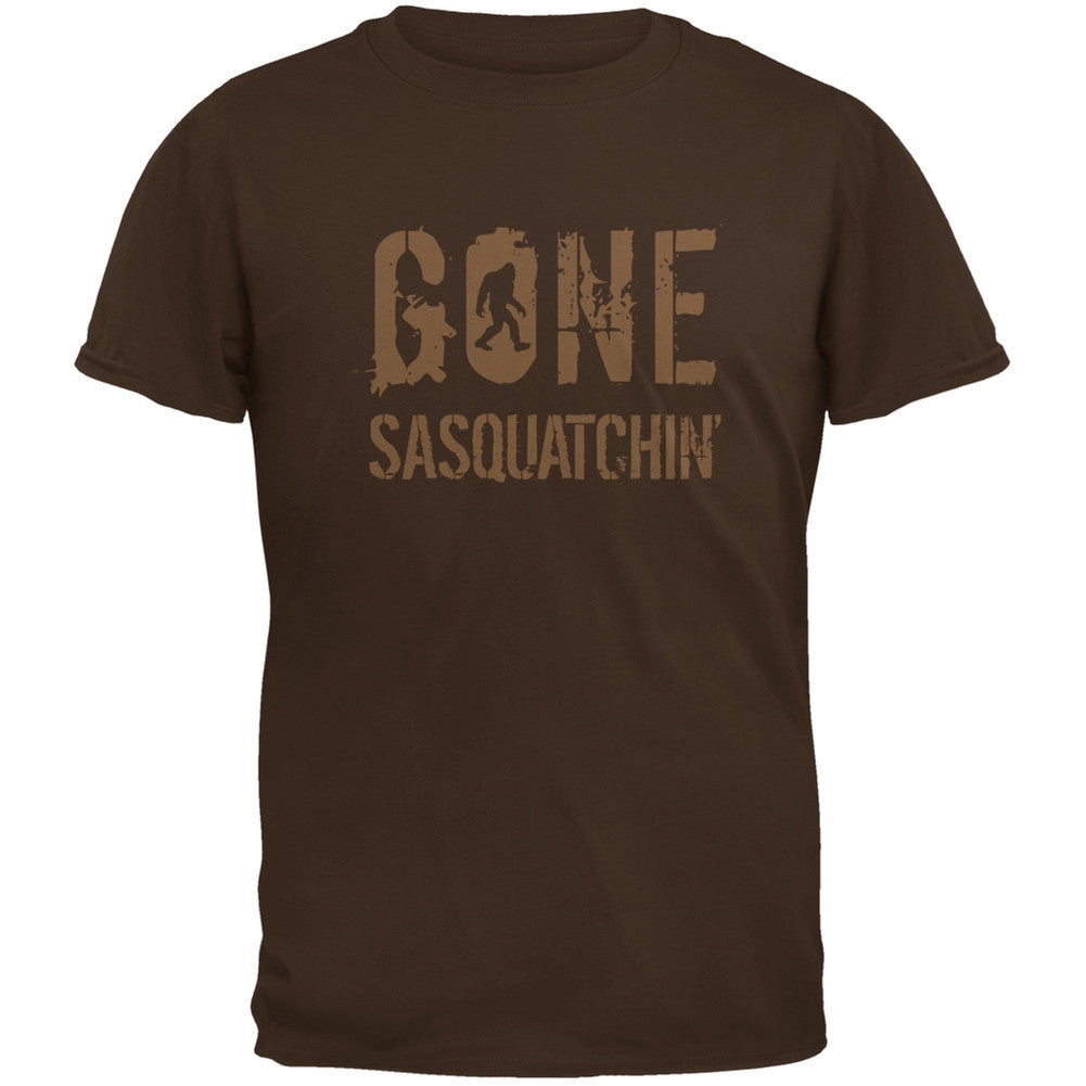 Gone Sasquatchin' Brown Youth T-Shirt Youth T-Shirts Old Glory   