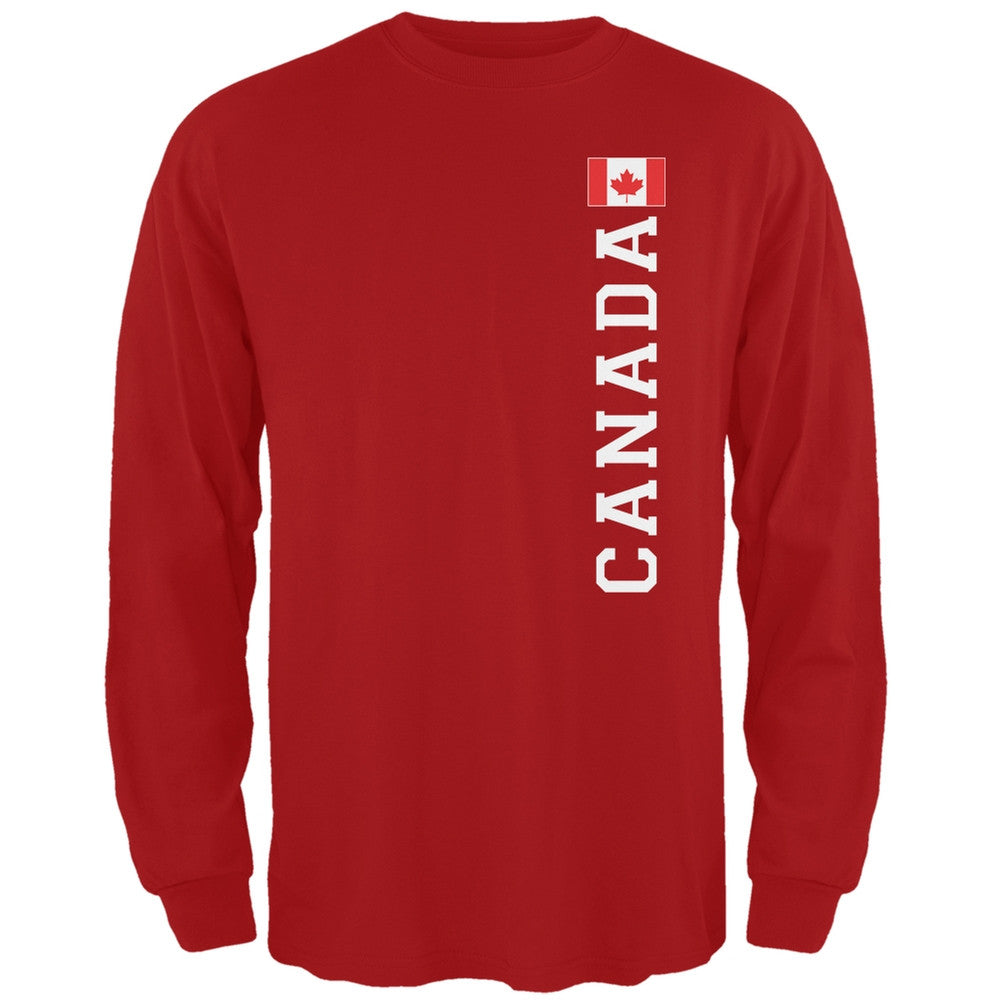 World Cup Canada Red Adult Long Sleeve T-Shirt Men's Long Sleeves FIFA   