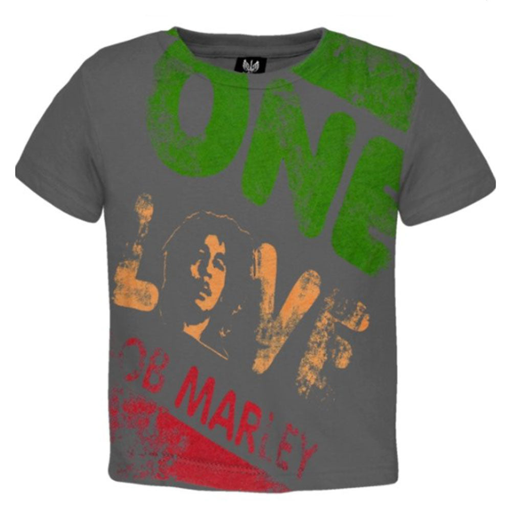 Bob Marley - One Love All-Over Toddler T-Shirt Toddler T-Shirts Bob Marley   