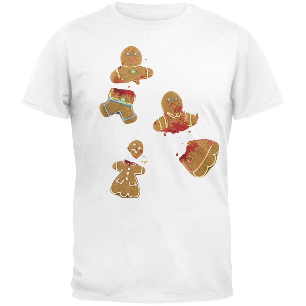 Ginger Bread Massacre Black Adult T-Shirt Men's T-Shirts Old Glory   