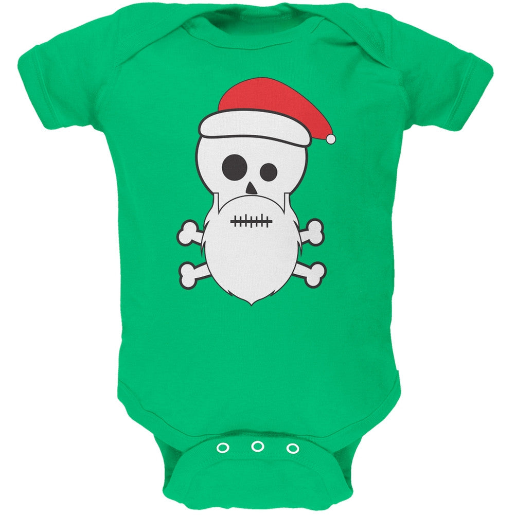 Skull and Crossbones Santa Navy Baby One Piece Baby One Piece Old Glory   