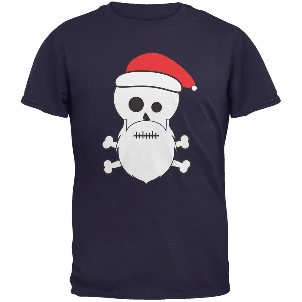 Skull and Crossbones Santa Sports Grey Youth T-Shirt Youth T-Shirts Old Glory   