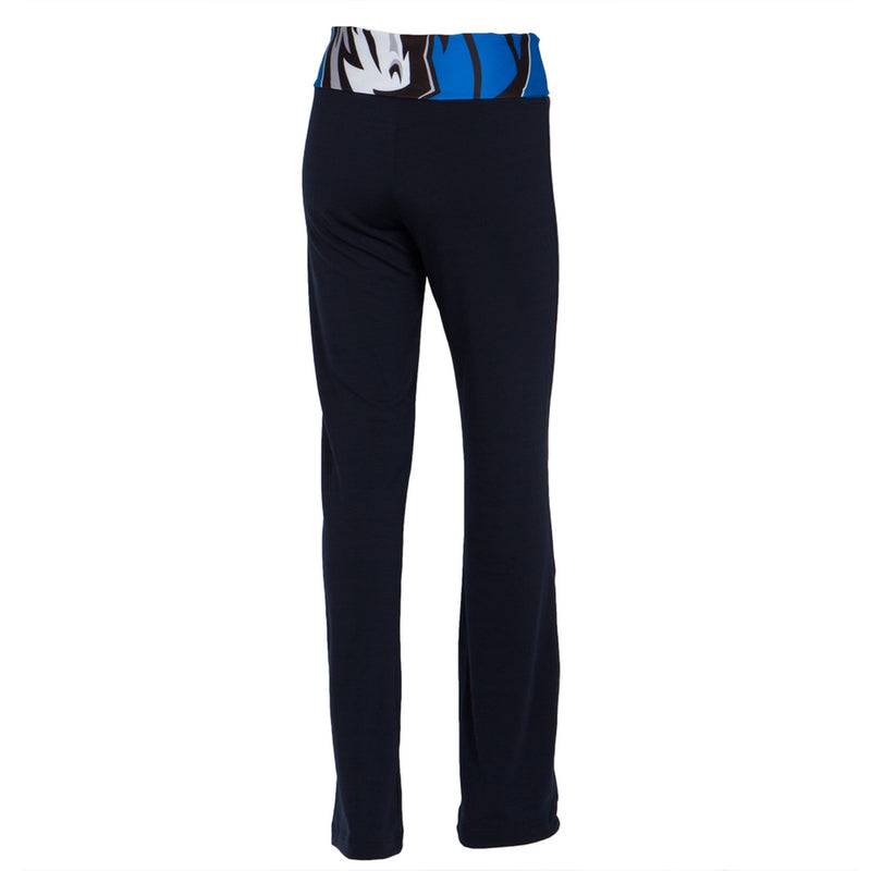 Dallas Mavericks - Flip Down Waistband Logo Juniors Yoga Pants Women's Yoga Pants Dallas Mavericks   