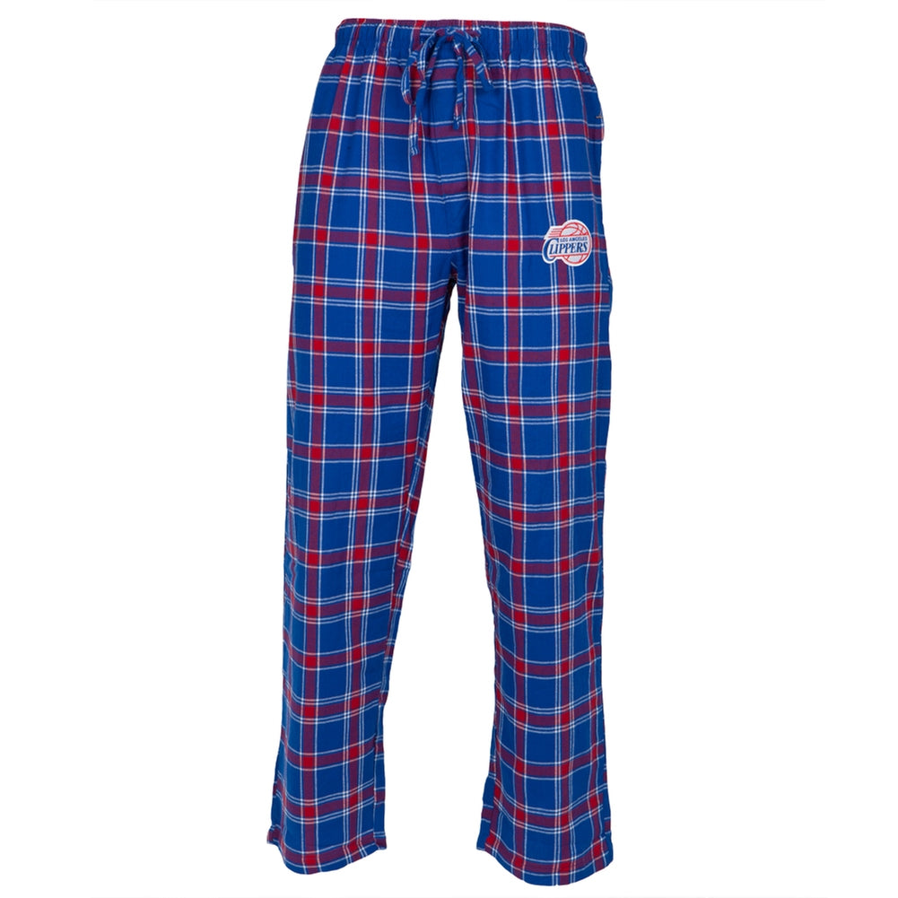Los Angeles Clippers - Logo Plaid Lounge Pants Men's Sleepwear Los Angeles Clippers 2XL Blue 