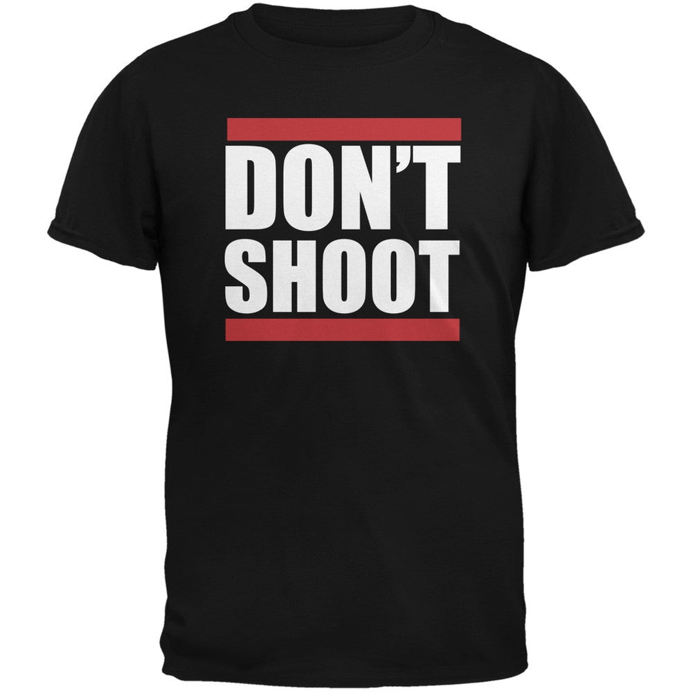 Don't Shoot Black Adult T-Shirt Men's T-Shirts Old Glory   