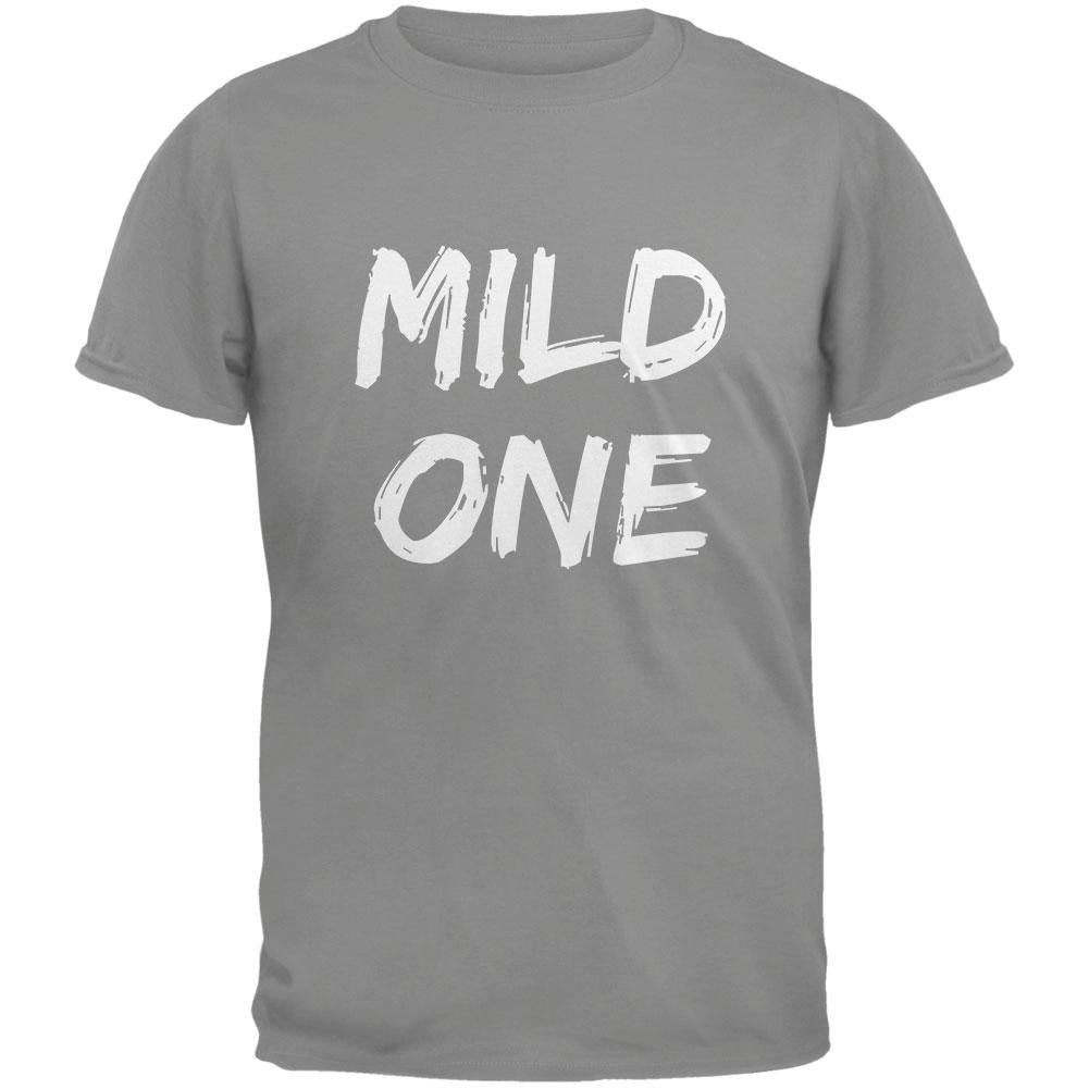 Mild One Grey Adult T-Shirt Men's T-Shirts Old Glory 2XL Grey 