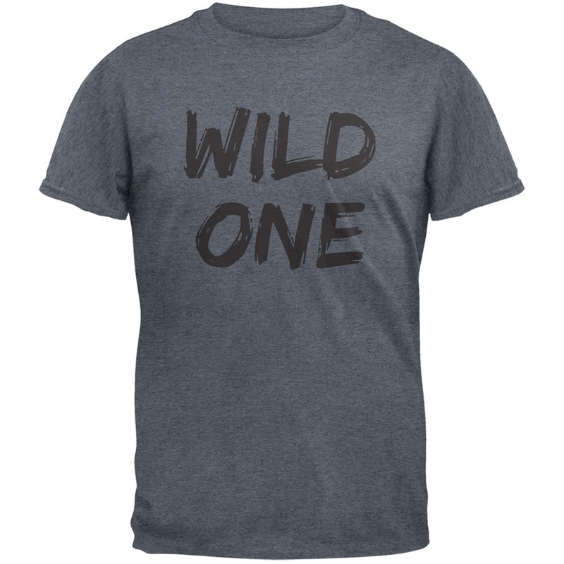 Wild One Grey Adult T-Shirt Men's T-Shirts Old Glory   