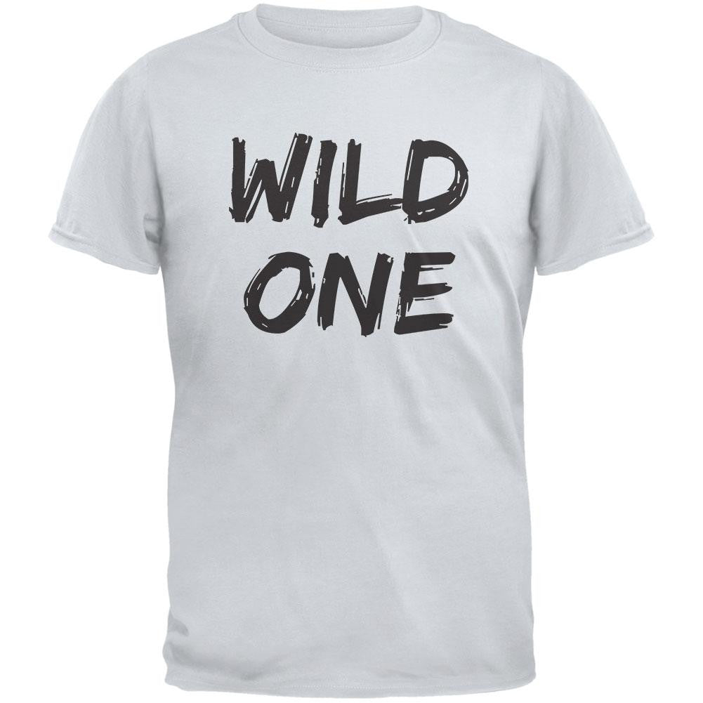 Wild One Grey Adult T-Shirt Men's T-Shirts Old Glory   