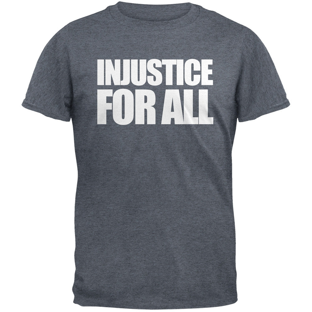 Injustice For All Black Adult T-Shirt Men's T-Shirts Old Glory   