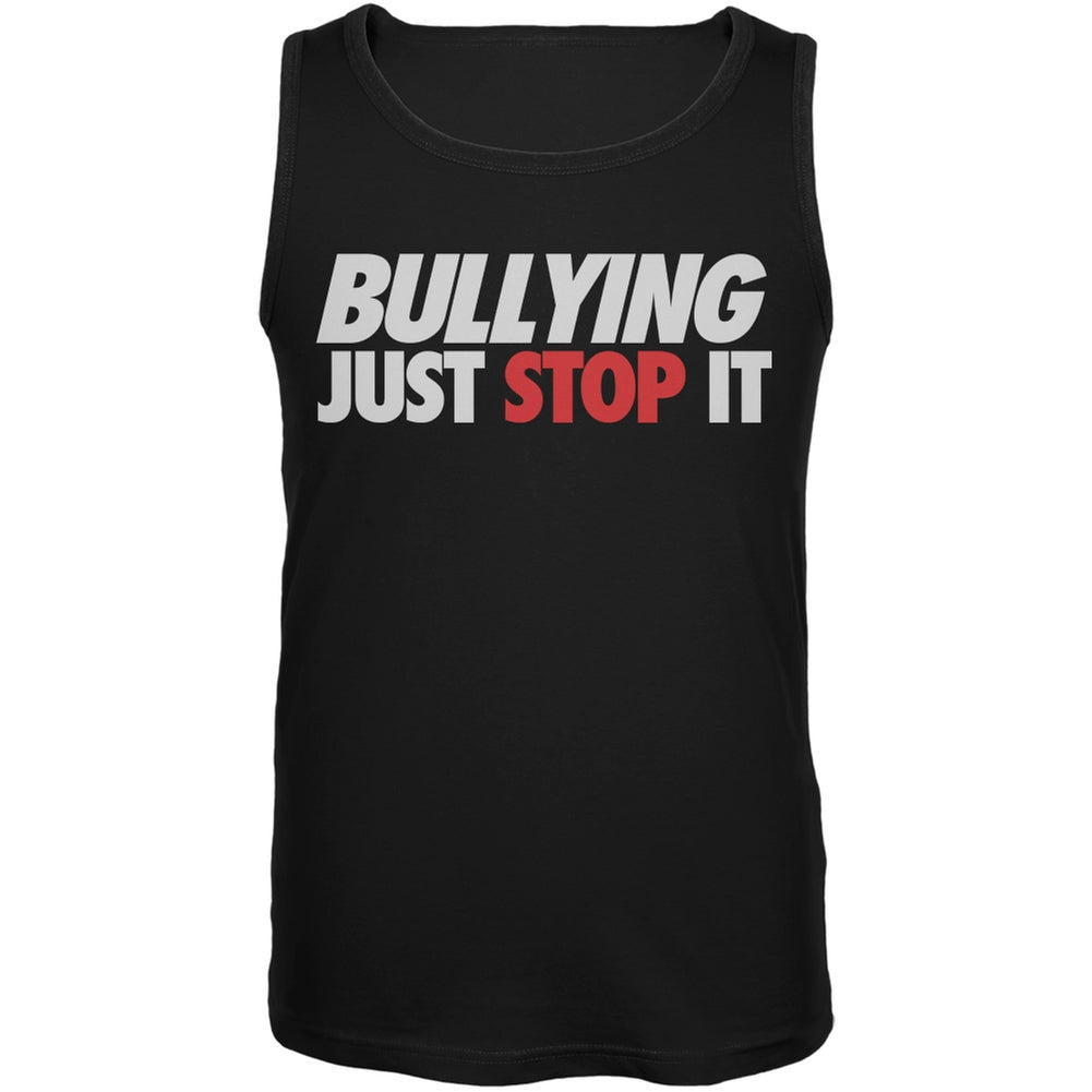 Just Stop It Bullying Black Mens Tank Top Men's Tank Tops Old Glory 2XL Black 