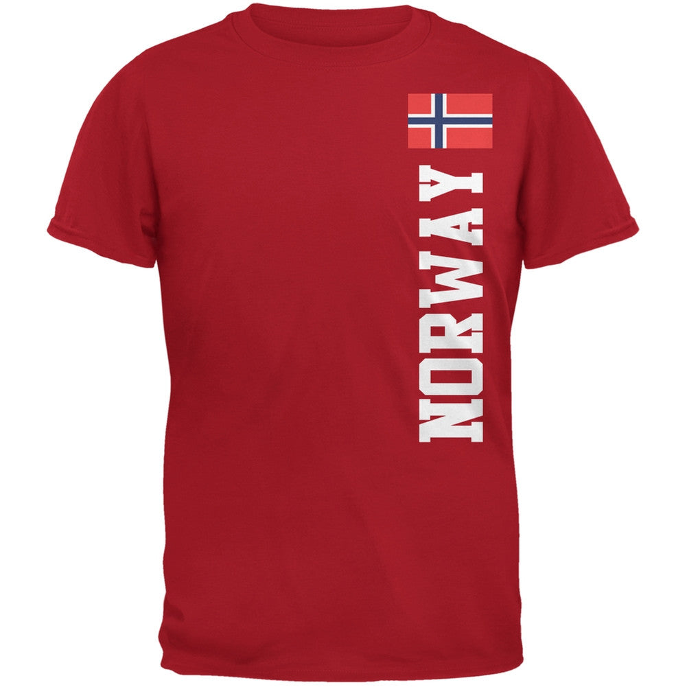 World Cup Norway Red Adult T-Shirt Men's T-Shirts FIFA 2XL Red 