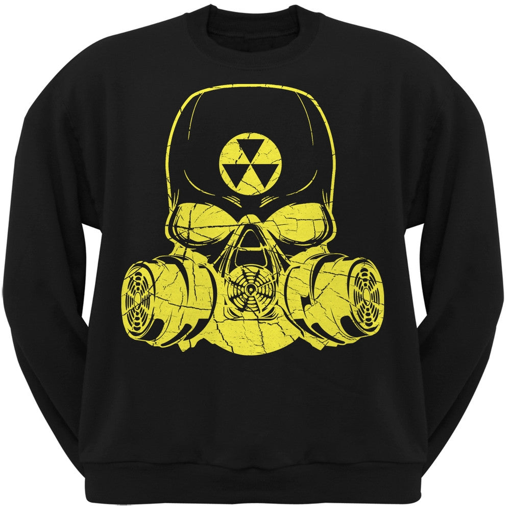 Guerrilla Warfare Radiation Black Adult Crew Neck Sweatshirt Men's Sweatshirts Old Glory   