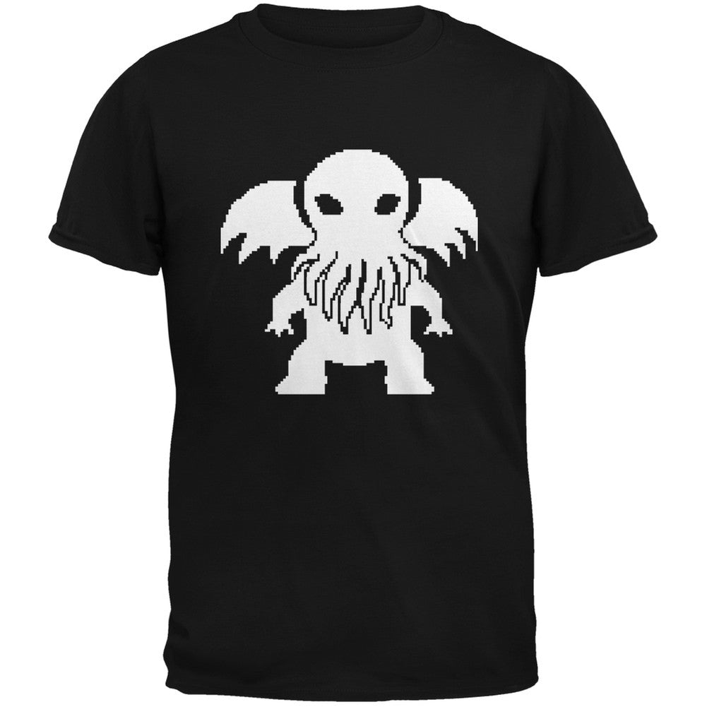 8-Bit Cthulhu Black Youth T-Shirt Youth T-Shirts Old Glory   